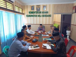 Kakan Kemenag Deli Serdang Pimpin Rakor Kepala Madrasah Negeri