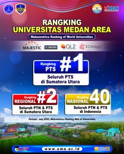 UMA Kembali Raih Peringkat 1 PTS Terbaik di Sumut Versi Webometrics